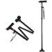 Adjustable Aluminum with Alarm Lights Elderly Crutches - Telescopic Folding Outdoor Multi-Functional Intelligent Cane Parent's Gift It's so Kind of You Safehappy