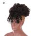 Synthetic Buns Boy Wig & Hair Accessories - Ballerina Afro Puff Wigs for Black Women | Ponytail Q35-2 - Buy Online on GoSupps.com