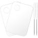 Beaupretty 1 Set Color Palette Palette Paint Korean Makeup Foundation Spatula Makeup Artist Tools Beauty Tools Pigment Board Cosmetic Spatulas Color Mixing Plates Acrylic Metal