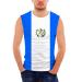 CHINEIN Mens Basic Solid Tank Top Jersey Casual Shirts Boys Guatemala Flag Small White