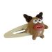 xbiez Devil Hair Clip Adorkable Y2K Gorgeous Adorkable Hairpin 2000s Girls Hairpin Photo Props Accessories Coffee color