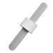 1pc Silicone Magnetic Bracelet Square Magnetic Wrist Strap Portable Pin Pad Bracelet Magnetic Pin Pad Wrist Strap for DIY Sewing Hairdressing. (Silver)