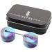 XIFEI Portable Stainless Steel Tin Box with Silicone Containers and Spoons (5 Colors) - 2-5ml Non-Stick Storage Wax Carrying Case - Buy Online on GoSupps.com