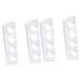 FRCOLOR 2 Pairs Five Toe Splitter Bunion Toe Spreader Toe Adjuster Toe Stretchers for Bunions Silicone Pinky Toe Separator Toe Dividers Little Toe Protectors Five Silica Gel White Whitex2pcs 9.5x2.7mx2pcs