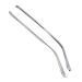 Veerji glasses replacement bars iron frame repair glass accessories transparent gray metal-laminile bracket-low single tooth plastic plastic spare parts 1 pair