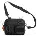 Fitdom Black Small Tactical Messenger Bag For Men. This EDC Has Multiple Ways to Carry as Sling, Shoulder, Crossbody, Waist.