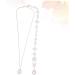 CHILDWEET Choker Necklaces for Girls Wedding Necklaces Ladies Back Chain Body Chain Box Crystal Back Miss - Buy Online on GoSupps.com
