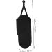 PLAFOPE Curling Iron Storage Bag Reusable Curling Iron Bag Curling Iron Carrier Storage Bag for Travel Curling Iron Storage Organizer Silicone Curling Iron Bag Portable Curling Iron Bag 29.50X13.50X2.00CM Black - Buy Online on GoSupps.com