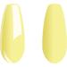 Vishine Nail Gel Polish 15ml Soak Off Nail Gel Polish Nail Art Manicure Salon DIY at Home UV LED Light Required - Bright Pastel Yellow - Buy Online on GoSupps.com