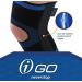 iGO Elastic Knee Support - Medium Black | Premium Comfort & Support for Active Lifestyle - International Shipping Available - Buy Online on GoSupps.com