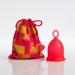 Asan Menstrual Cup - Heavy Flow Pack of 2 | Easiest Cup to Insert & Remove I Special Ring Design | Premium Medical Grade Silicone I Designed in The USA Heavy flow - Pack of 2 - Buy Online on GoSupps.com
