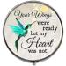 Your Wings were Ready but My Heart was Not - Memorial Art Photo Pill Box | Silver Charm Candy Box for Loss of Loved One - International Shipping - Buy Online on GoSupps.com