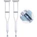 Crutches for Adults Underarm Underarm Crutches for Adjustable Aluminum Axillary Ax Crutches Elbow Forearm Adjustable Walking Stick Disabled Armpits Disabled Crutches for The Disabl Journey