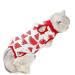 Tineer 2 Packs Pet Surgical Recovery Suit E-Collar Alternative for Cats Abdominal Wounds After Surgery Wear for Kittens Physiological Clothes (S Red + Orange) S Red + Orange - Buy Online on GoSupps.com