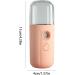 30ml Mini Facial Mister Handheld Face Mist Sprayer Moisturizing Steamer USB Recharging Skin Hydration Tool Pink - Buy Online on GoSupps.com