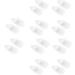 10 Pairs Halloween Vampire Dentures with Luminous Flexible Without Hurting Teeth Personality Fashion Resin Tooth 1.7cm / 0.7in - Buy Online on GoSupps.com