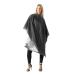 Betty Dain Reversi Reversible Coloring/Styling Cape - 50 x 60 Inches, Snap Closure, Chemical Proof Finish - Silver/Black - Buy Online on GoSupps.com
