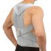 Brace Support Back Shoulder Straightener Belt Corset Upper Back Pain Relief Posture Corrector Strap Cervical Spine Belt (Color : Light Grey Size : XL) vision Black S - Buy Online on GoSupps.com