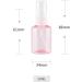 Tianzd 12-Pack Pink 30ml Fine Fog Spray Bottles with Atomizer & Funnels - Ideal for Perfume Travel & DIY | International Shipping - Buy Online on GoSupps.com