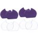 FOMIYES 20 Pairs Half Size Foot Pads for Women's High Heels - Non-Skid Gel Insoles for Comfort & Support | Assorted Colors | 8.5x7cm - Buy Online on GoSupps.com