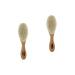 Minkissy 2 pieces moisturizer moisturizer hairbrush cepillos de limpieza mustodle brushes dense wool bristles pure wool bristle wool brush shaving brush mediumx2pcs such as representedx2stk