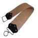 GBS Leather Razor Strop 3" X 21.5"Sharpening Barber Strop. Dual Swivel Clip and Handle for Tension. Straight Razor strop