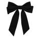 Velvet Hair Bow Clips Large Satin Ribbon Bow Hairpins Bow Hair Barrette for Party Hair Accessories Black Hair Pins