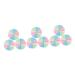 FRCOLOR 9 Sets Triangular Sponge Puff Cosmetic Puff Loose Puff Women Makeup Tool Wedge Shape Makeup Sponge Foundation Sponge Puff Sponges Women Sponge Puff Powder Girl Sector Emulsion
