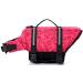 Dog Life Jacket - Swimming Safety Coat for Small & Large Dogs | XS Red Bone Vest with Handle - Buy Online on GoSupps.com