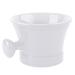 Linkidea Ceramic Shaving Mug with Knob Handle, Deep Size Wet Shaving Cup, Razor Shave Soap and Cream Bowl for Men, White