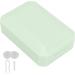 Verdant Touch Contact Lens Holder Box - Portable Green Case with Mirror & Tweezers for Easy Storage | Multicolored Contact Lens Organizer - Buy Online on GoSupps.com