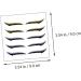 Beavorty 18 Pcs Eyeliner Makeup Stickers Double Sided Eyelid Tape Makeup Tape Reusable Adhesive Eyeliner Adhesive Eyelid Strips Eyeliner Strip Sticker Eye Line Sticker Eye Makeup Stickers 1 count (Pack of 1) Assorted Colorx3pcs - Buy Online on GoSupps.com