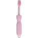 Baby Molar Toothbrush - Silicone Teething & Tooth Care for Babies (Pink) | Gentle Massage & Clean - Buy Online on GoSupps.com