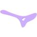 Stencil Professional Template Mascara Drawing Aid Mascara Lipstick Drawing Aid Silicone Makeup Applicator Tool for Makeup Artist (Purple) - Buy Online on GoSupps.com