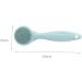 minkissy 1 Set Cleansing Brush Facial Exfoliator Brush Pore Facial Scrub Brush Removing Blackhead Brush Facial Brush Face Brush Applicator Face Scrubber Cleaning Silica Gel Handle Manual Green 15X4.5cm - Buy Online on GoSupps.com