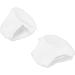 Stop Cracked Heels Toeless Spa Gel Socks for Foot Treatment Care 4 Pair Moisturizing Heel Socks Open Toe Socks for Dry Hard Cracked Heels(White) - Buy Online on GoSupps.com