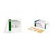 HypaClens Saline Eye Wash Pods (Pack of 25) & HypaPlast Fabric Plasters Assorted (100) Sterile Hypoallergenic One Size + Fabric Plasters Single