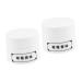 Beavorty 2pcs eyelash remover lash cream remover eyelash glue remover cream Eyelashes Extensions Cream eyelash mascara gel remover Fake Eyelash Glue Remover clean white Miss plastic extend 4x3cmx2pcs Whitex2pcs