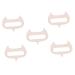 Frcolor 5st acupuncture massage device Hand massage device Manual head massage device Manual massage device for the scalp Handy head massage hair brush neck peeling brushes pebbles