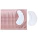 100 Pairs Under Eye Gel Eyelash Extension Under Eye Patches Collagen Eye Pads Lint Patches -Pink