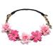 6 Daisy Blumen Herring Band Hairband - Adjustable Elastic Wedding Crown for Women & Girls | Perfect for Parties & Beach Events - Buy Online on GoSupps.com