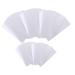 Lurrose 5 Wax Paper Wax stripes for hair removal on the face Face tool Non -woven wax strip hair removal with wax strip body template beauty bar fleece white