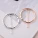 LHKJ Hair Barrette Hollow Circular Double Triangle Loop Clips Metal Hairpin Thick Hair Styling for Girls - Buy Online on GoSupps.com