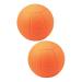 Minkissy 2 pieces fascia ball planar fasciitis foot for feet full body muscle ball massage devices ball for neck body rolling ball back roll yoga 6.1x6.1cmx2pcs orangeex2st