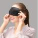 3D Contoured Sleep Mask | 100% Blackout Eye Mask for Sleeping | Adjustable Strap | Comfortable & Soft | Eye Shades for Men & Women | Travel/Naps (Black) - Buy Online on GoSupps.com