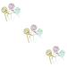 Ciieeo 9 Pcs Simulation Lollipop Cake Decorations Wedding Decor Candy Ornaments Lollipop Candy Sticks Prop Cartoon Design Dessert Shop Decor Candy Cane Ornaments Window Gift Clay Cute
