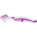 Denture Cleaning Brush Set - 2Pcs Double Bristle Head, Hard Bristles, Portable Ergonomic Design - Buy Online on GoSupps.com