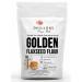 Raw Golden Flaxseed milled flour | 500g | UK Farmed and Milled | Great in shakes and for baking | GMO Free | Clean ingredients 500 grams