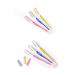 Buy Pretty Eyebrow Trimmer Razor Set - Yellow Blue Pink | Safety Beauty Knife for Face & Nape - International Shipping - Buy Online on GoSupps.com