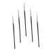 WOONEKY 5pcs Fine Eyeliner Brush Make up for Face Lipstick Brush Gel Liner Eyeliner Black Fiber